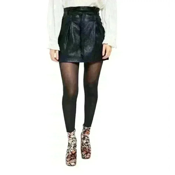 Free People Mini Skirt - Paperbag Style - Picture 6 of 9